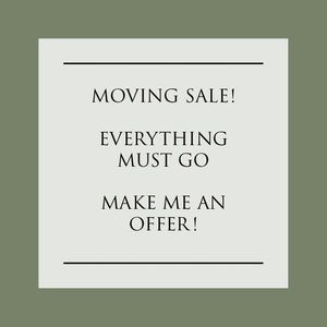 MOVING SALE